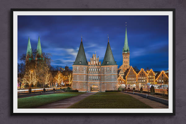 Poster / Kunstdruck | Holstentor in Lübeck