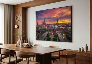 Wall Art | Sunrise at the Holstentor in Lübeck