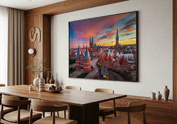 Wall Art | Sunrise at the Holstentor in Lübeck