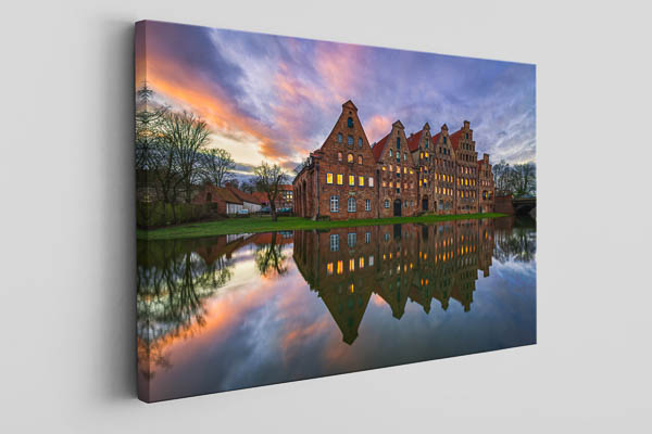 Canvas | Salzspeicher buildings in Lübeck