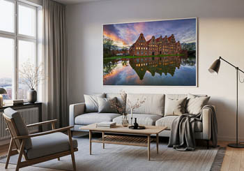 Wandbild | Historische Salzspeicher in Lübeck