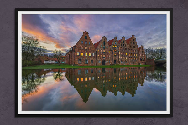 Fine Art Print | Salzspeicher buildings in Lübeck