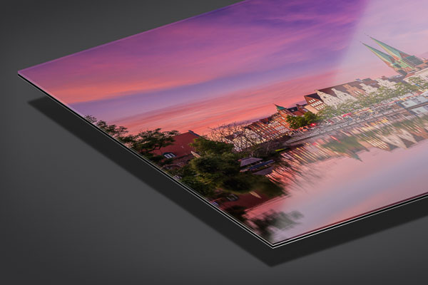 Acrylic Glass | Sunset in Lübeck