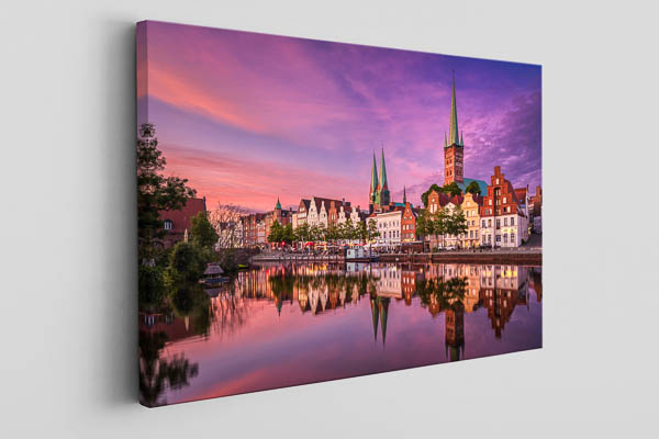 Canvas | Sunset in Lübeck