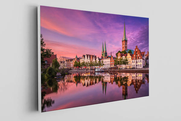 Canvas | Sunset in Lübeck
