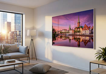 Wandbild | Sonnenuntergang in Lübeck