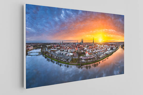 Canvas | Seven church towers of Lübeck