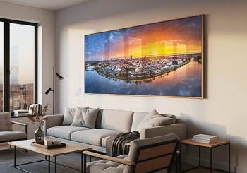 Wall Art | Seven church towers of Lübeck