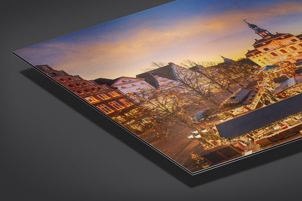 Metal Print | Christmas market in Lüneburg