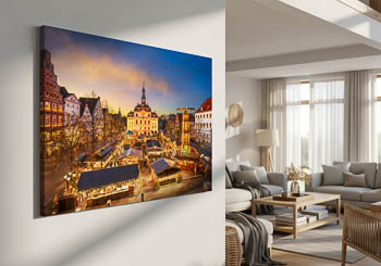 Wall Art | Christmas market in Lüneburg