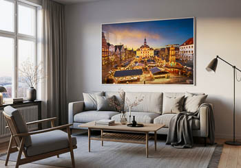 Wall Art | Christmas market in Lüneburg