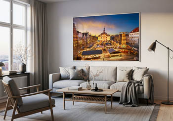 Wall Art | Christmas market in Lüneburg