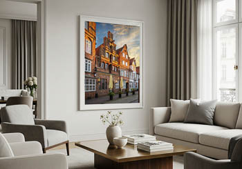 Wall Art | Historic buildings in Lüneburg