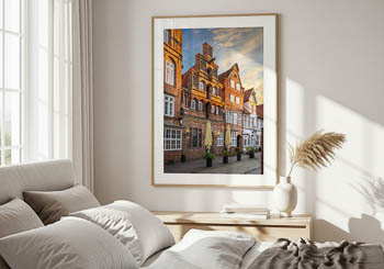 Wall Art | Historic buildings in Lüneburg
