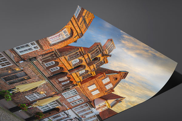 Kunstdruck / Poster | Historische Gebäude in Lüneburg