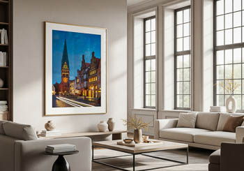 Wandbild | Altstadt von Lüneburg