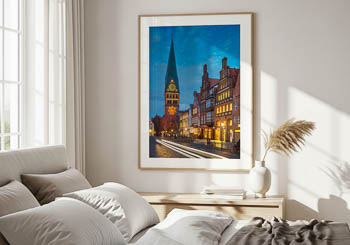 Wandbild | Altstadt von Lüneburg
