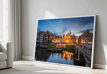 Wandbild | Stintmarkt in Lüneburg