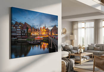 Wandbild | Stintmarkt in Lüneburg