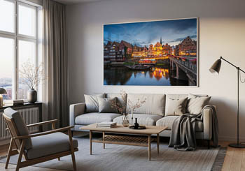 Wandbild | Stintmarkt in Lüneburg