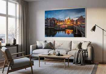 Wandbild | Stintmarkt in Lüneburg