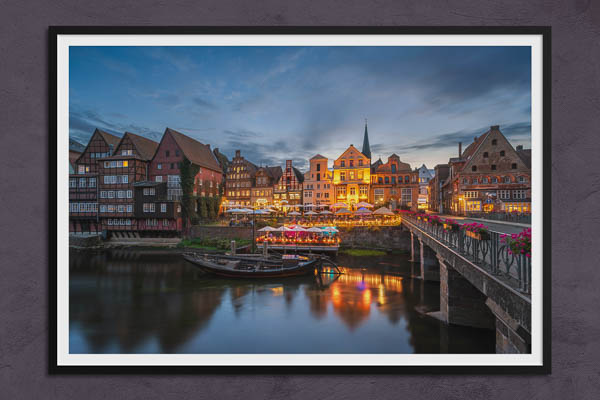 Fine Art Print | Stintmarkt in Lüneburg