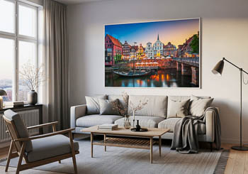 Wandbild | Stintmarkt in Lüneburg