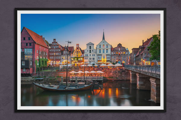 Fine Art Print | Stintmarkt in Lüneburg