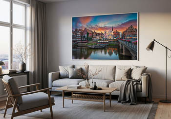 Wandbild | Stintmarkt in Lüneburg