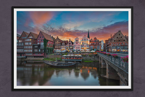 Fine Art Print | Stintmarkt in Lüneburg