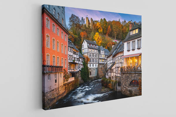 Leinwand | Monschau im Herbst