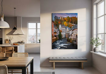 Wall Art | Monschau in autumn