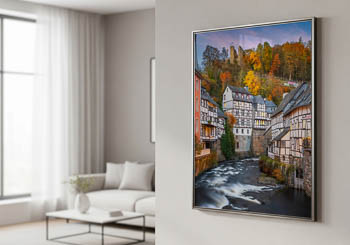 Wandbild | Monschau im Herbst
