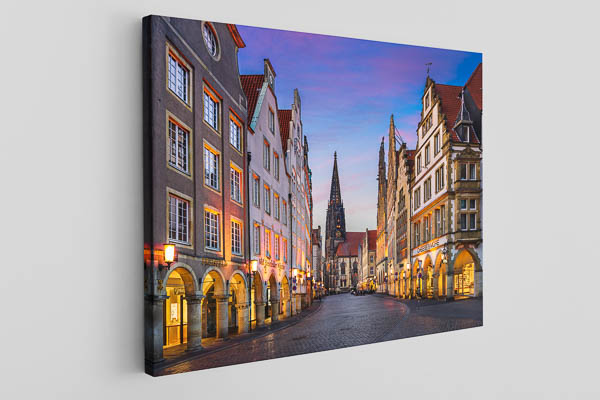 Leinwand | Prinzipalmarkt in Münster