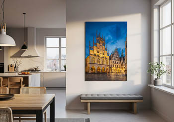 Wandbild | Rathaus von Münster