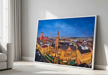 Wall Art | Marienplatz in Munich at night