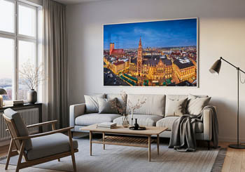 Wall Art | Marienplatz in Munich at night