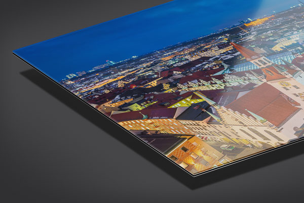 Acrylic Glass | Night skyline of Munich
