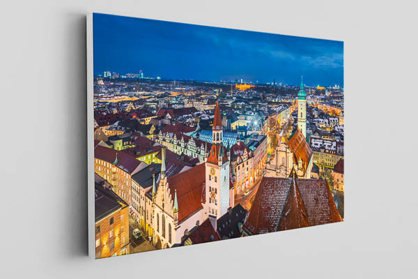 Canvas | Night skyline of Munich