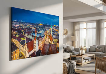 Wall Art | Night skyline of Munich