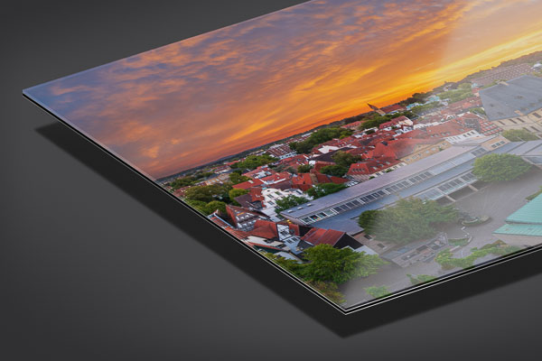 Acrylic Glass | Aerial view of Osnabrück old town