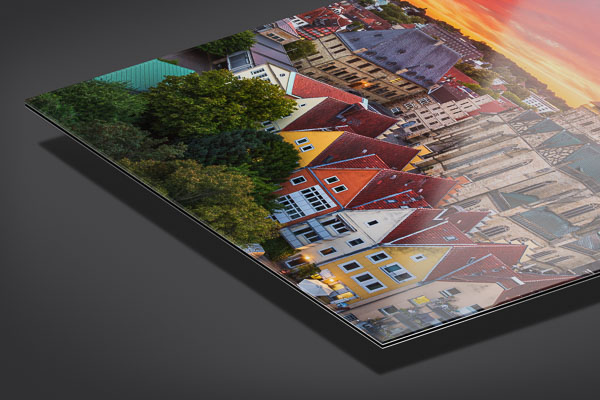 Acrylic Glass | Aerial view of Osnabrück old town