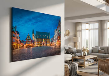 Wall Art | Market square of Quedlinburg