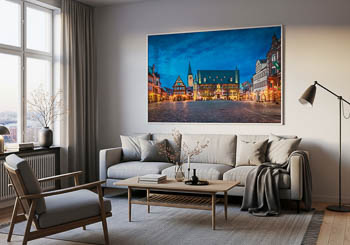 Wall Art | Market square of Quedlinburg