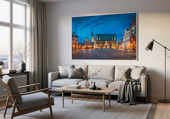 Wandbild | Marktplatz von Quedlinburg