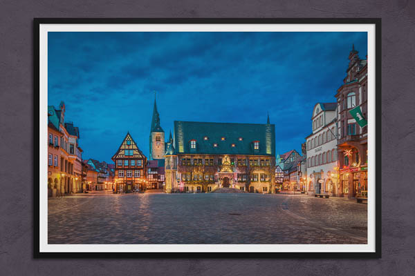 Fine Art Print | Market square of Quedlinburg
