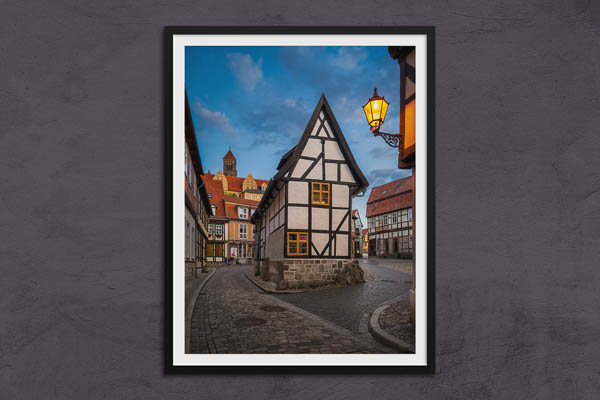 Fine Art Print | Old town of Quedlinburg