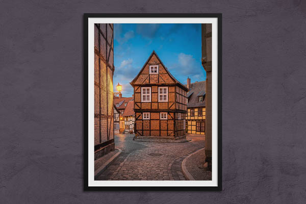 Fine Art Print | Old town of Quedlinburg