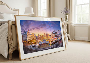 Wall Art | Christmas market in Rostock