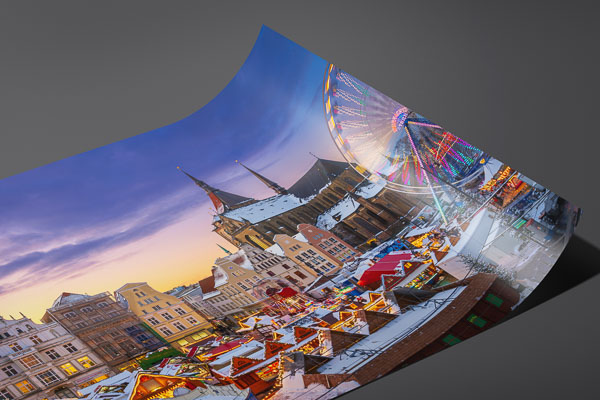 Fine Art Print | Christmas market in Rostock